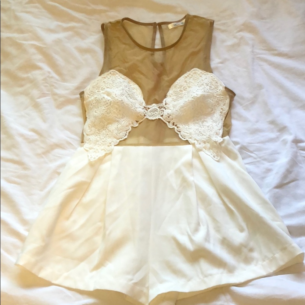 Lace romper